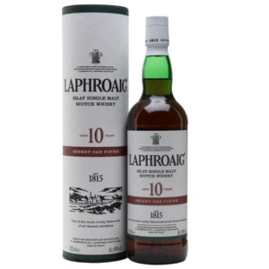 Laphroaig 10 Year Old Sherry Oak Finish Whisky.
