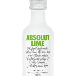 Absolut Lime Vodka Miniature